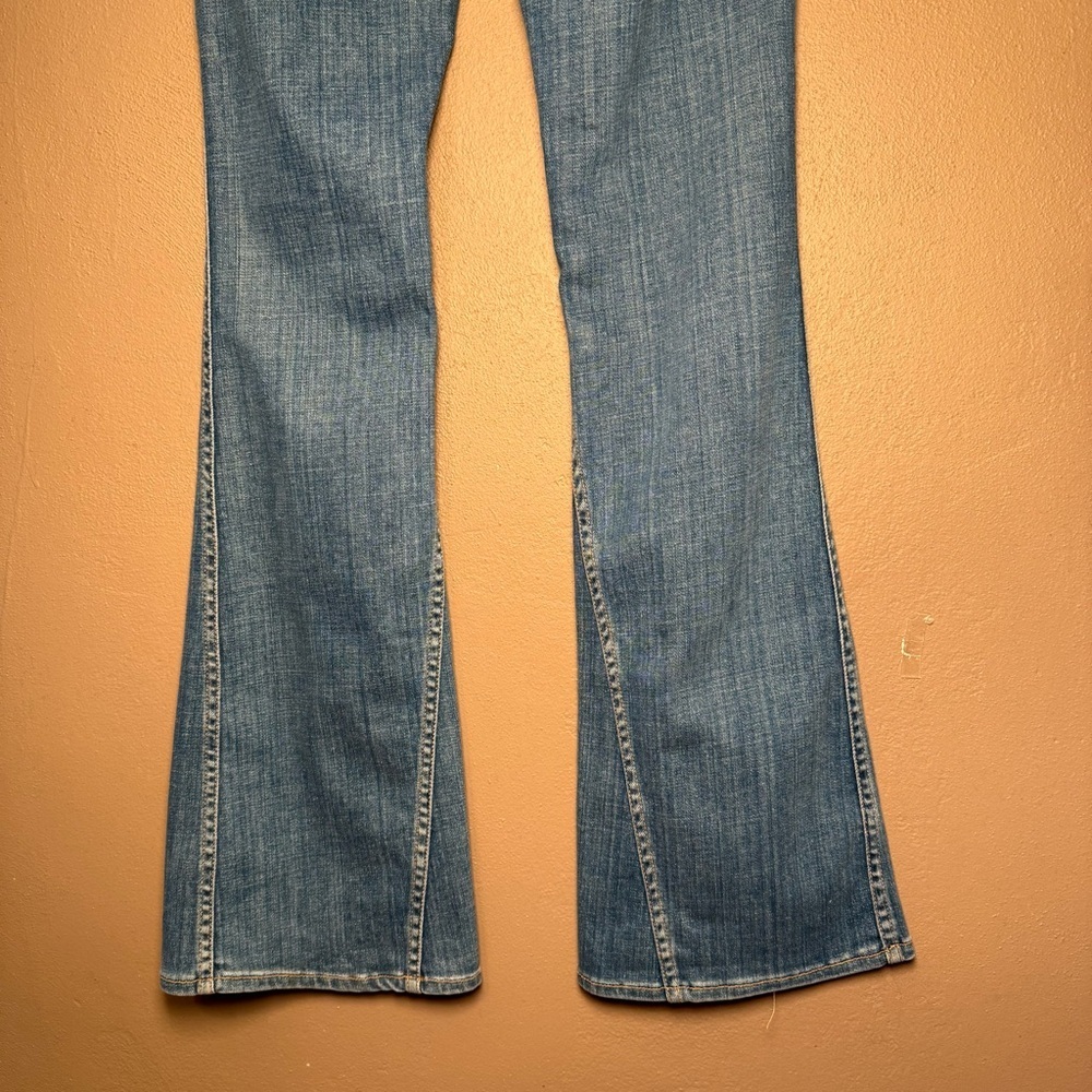Tre By Natalie Ratabesi The Cher Wide-leg Jeans Flare Indigo Size 30 Streetwear - Picture 11 of 15